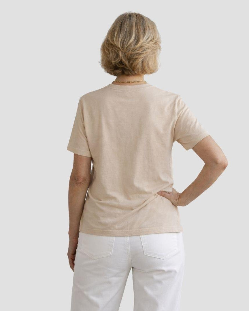 Unisex Hemp Cotton Tee - Fawn - Hemprino