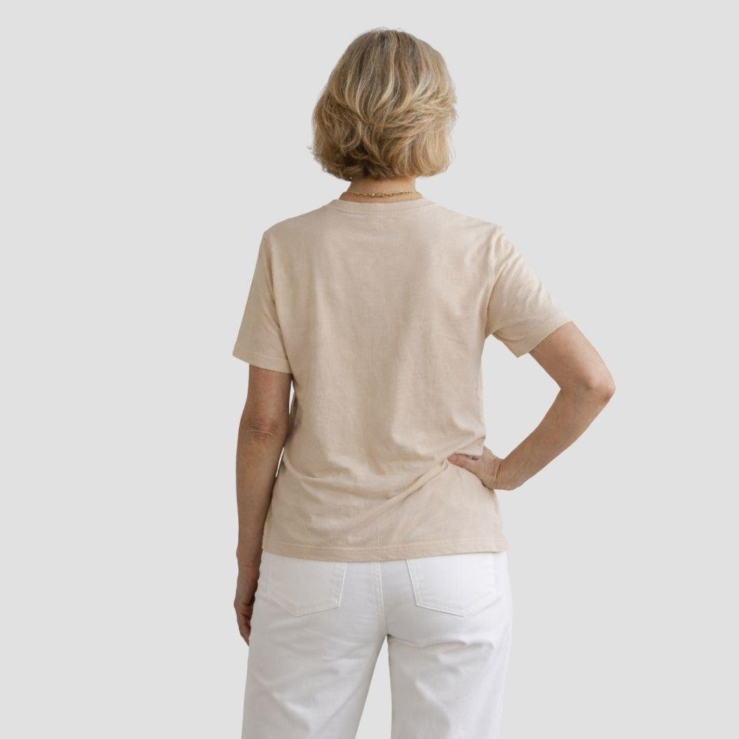 Unisex Hemp Cotton Tee - Fawn - Hemprino