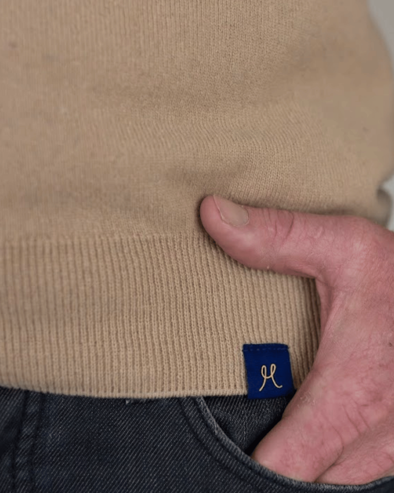 Classic V - neck - Tussock (Unisex) - Hemprino