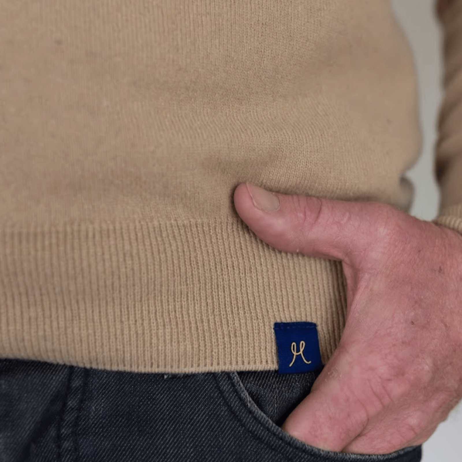 Classic V - neck - Tussock (Unisex) - Hemprino