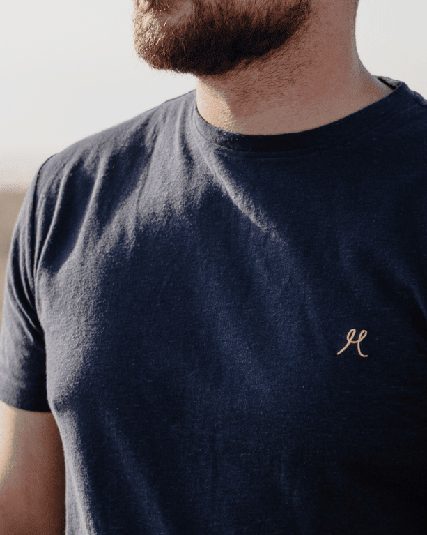 Men's Hemp Cotton Tee – Navy - Hemprino