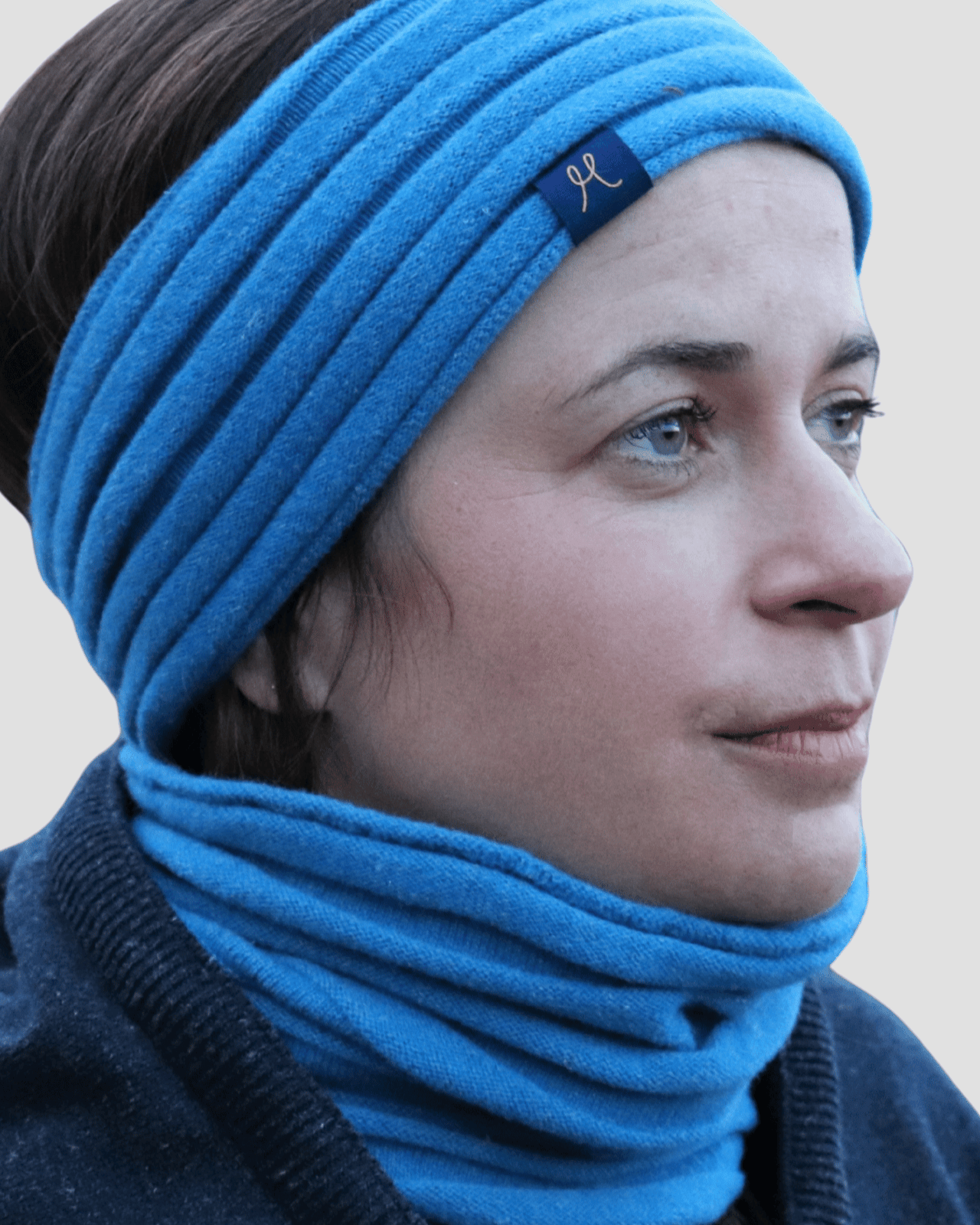 Neckwarmer - Rakaia Blue - Hemprino