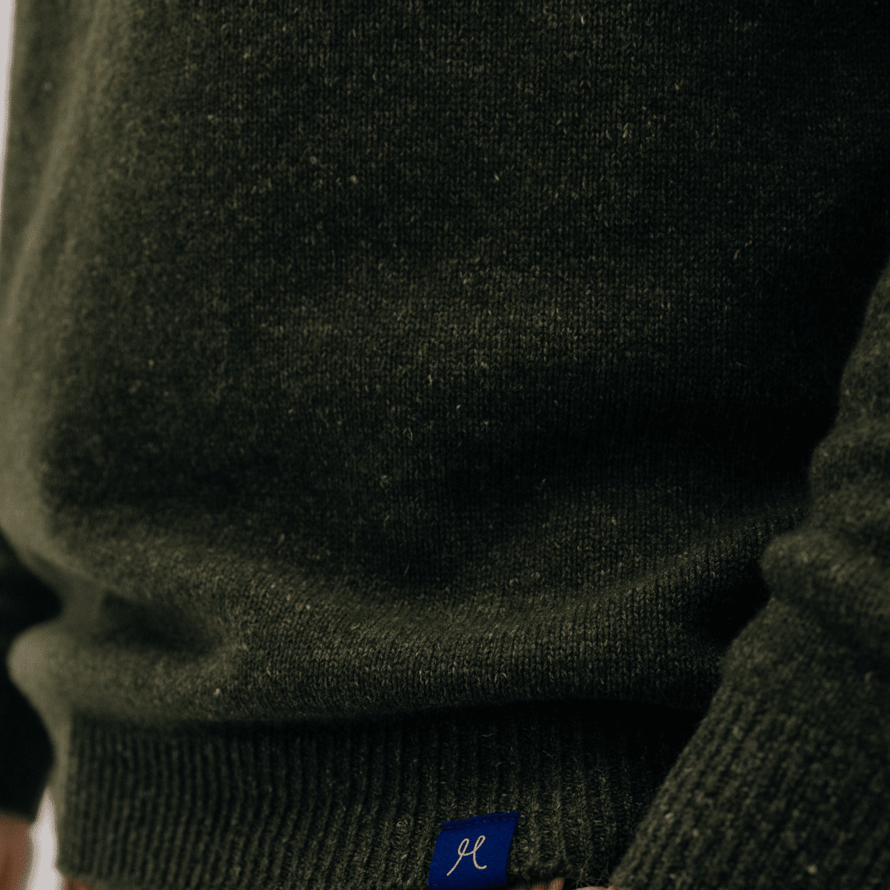 Quarter-Zip M - Kea Green - Hemprino