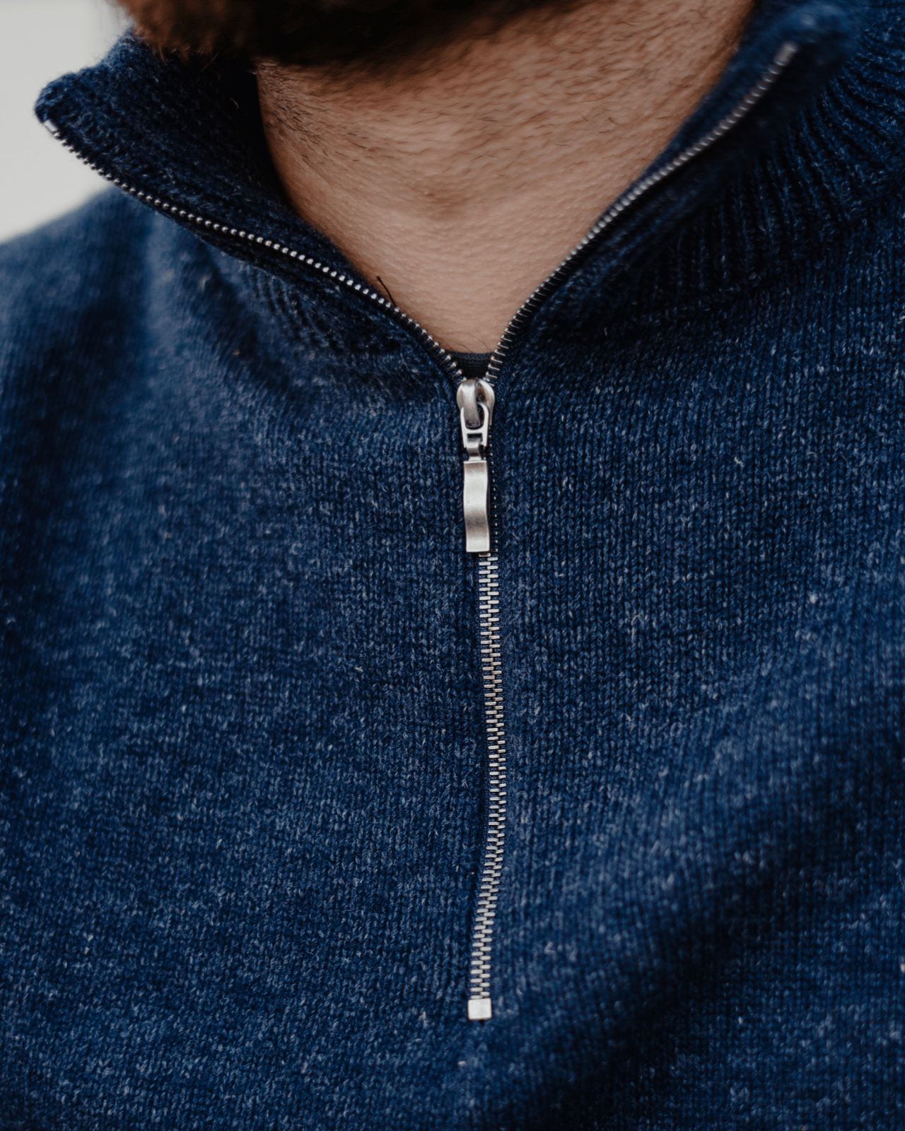 Quarter - Zip M - Navy - Hemprino