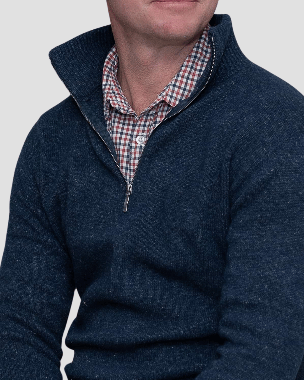 Quarter - Zip M - Navy - Hemprino