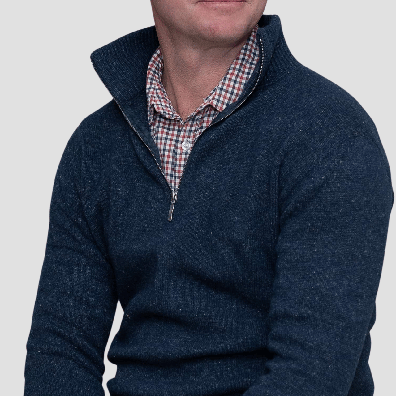 Quarter - Zip M - Navy - Hemprino