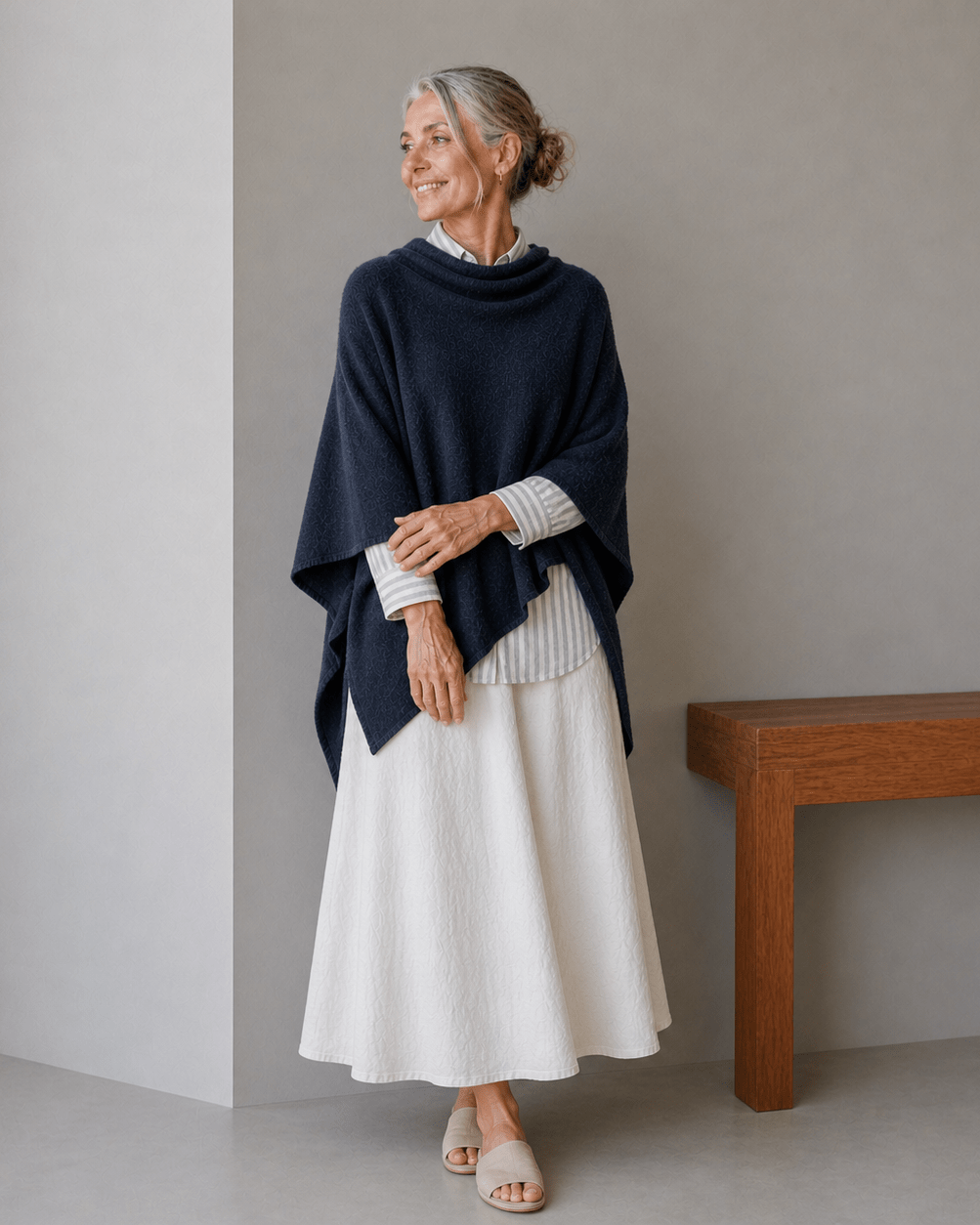 ZQ Merino Hemp Wrap - Navy - Hemprino