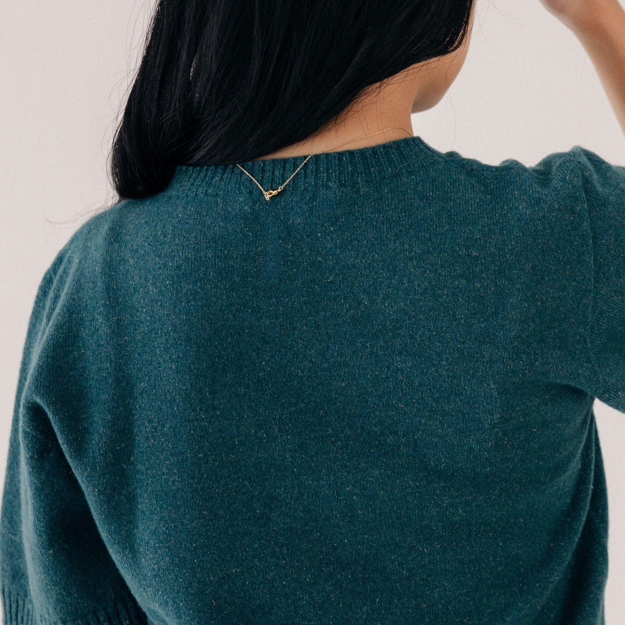 ZQ Merino Hemp Knit Tee - Teal - Hemprino