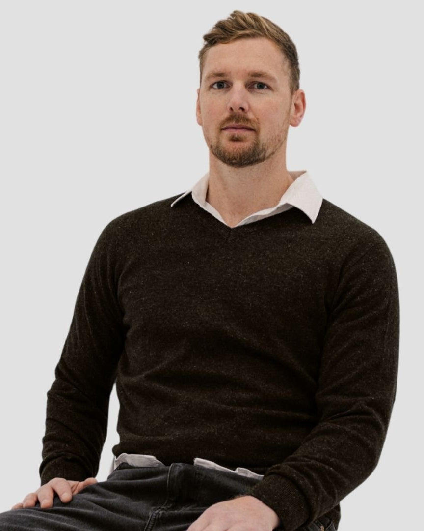 Hemprino™ Classic V-Neck M - Charcoal - Hemprino