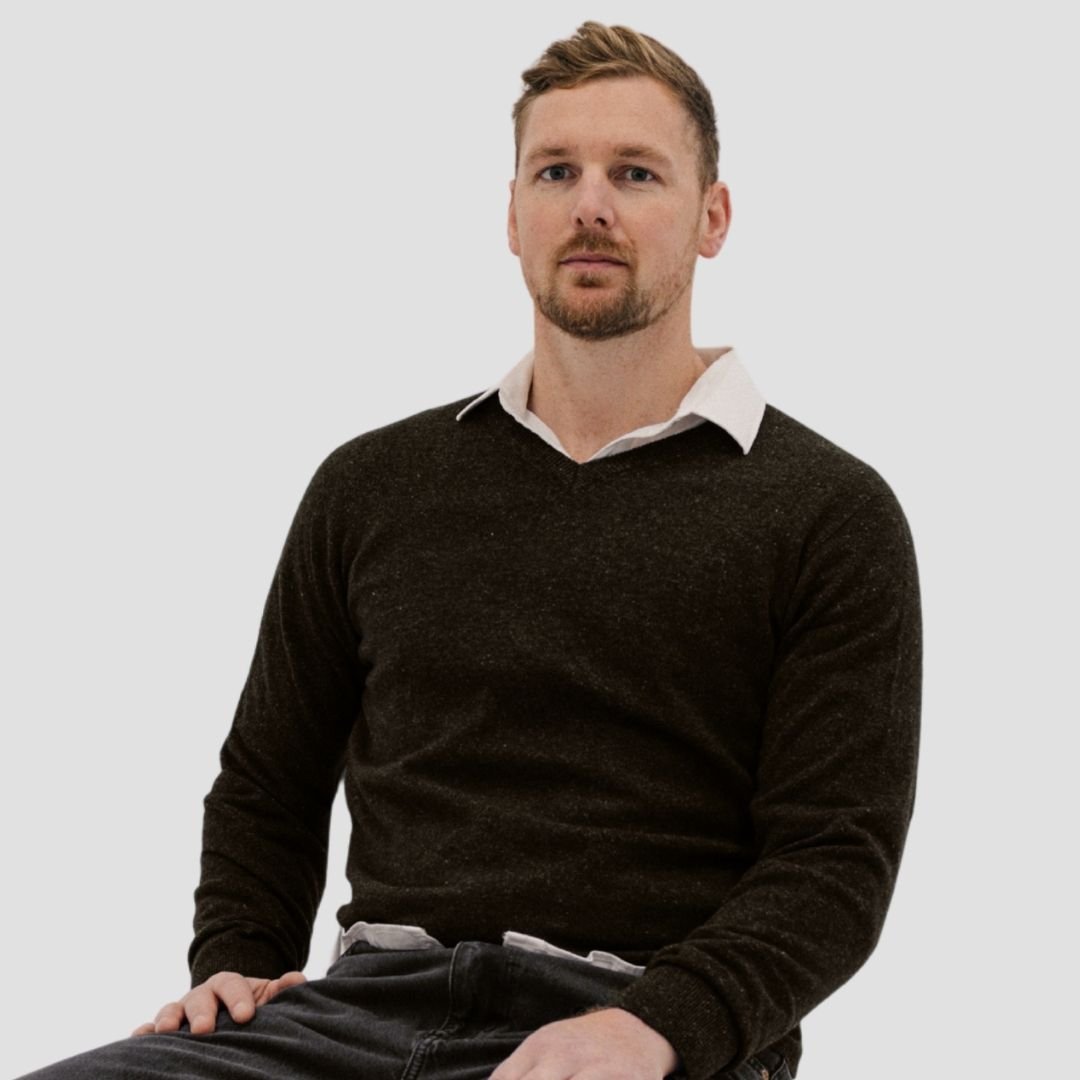 Hemprino™ Classic V-Neck M - Charcoal - Hemprino