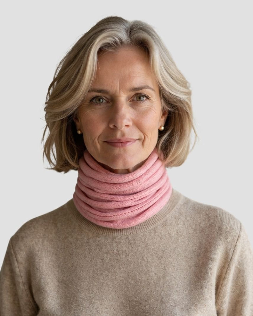 Neckwarmer - Dusky Pink - Hemprino