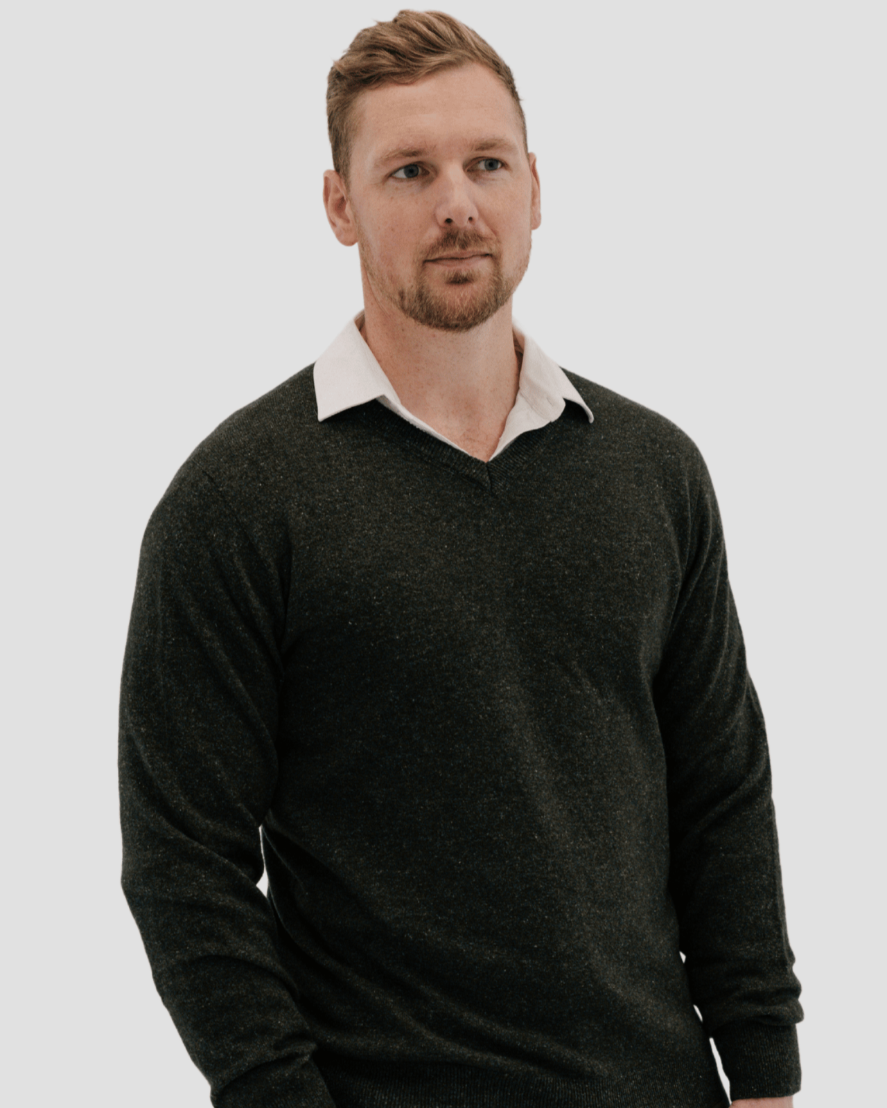 Hemprino™ Classic V - Neck M - Charcoal - Hemprino