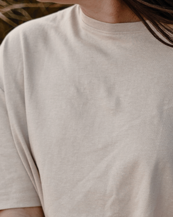 Unisex Hemp Cotton Tee W - Fawn - Hemprino