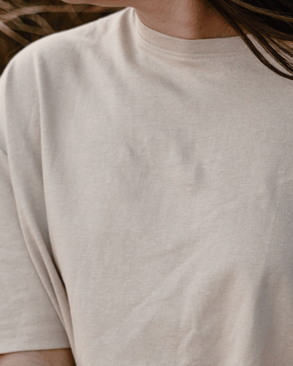 Unisex Hemp Cotton Tee - Fawn - Hemprino
