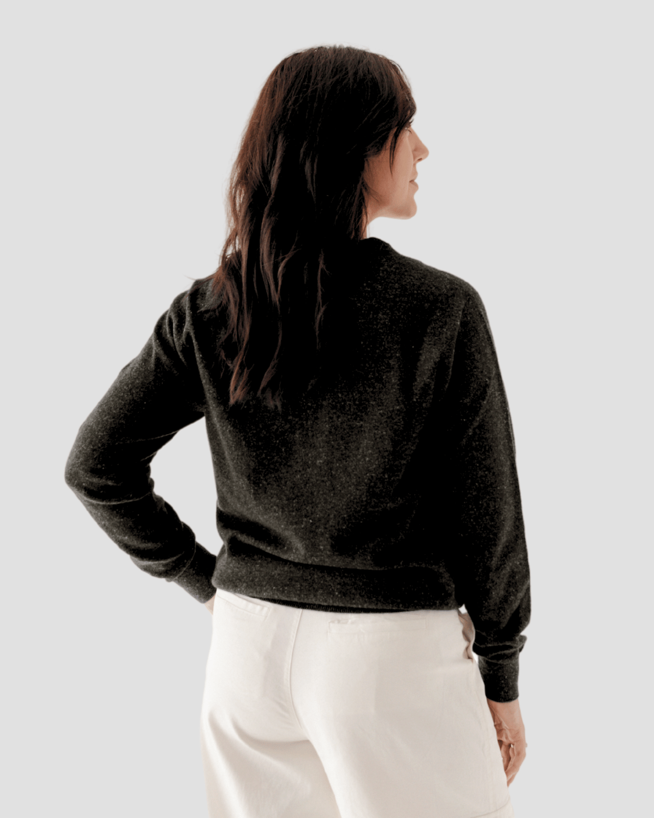 Hemprino™ Classic V - Neck W - Charcoal - Hemprino