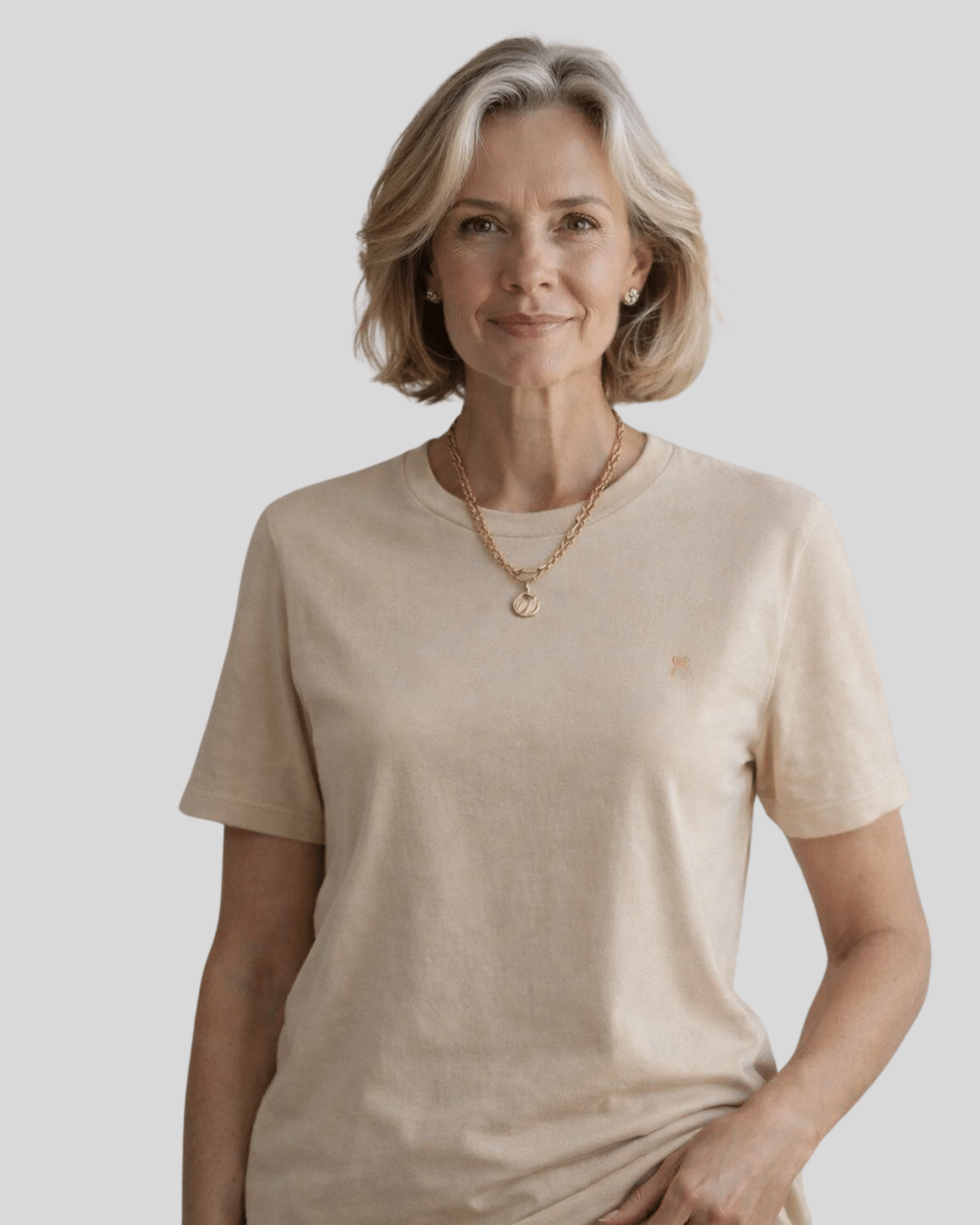 Unisex Hemp Cotton Tee - Fawn - Hemprino
