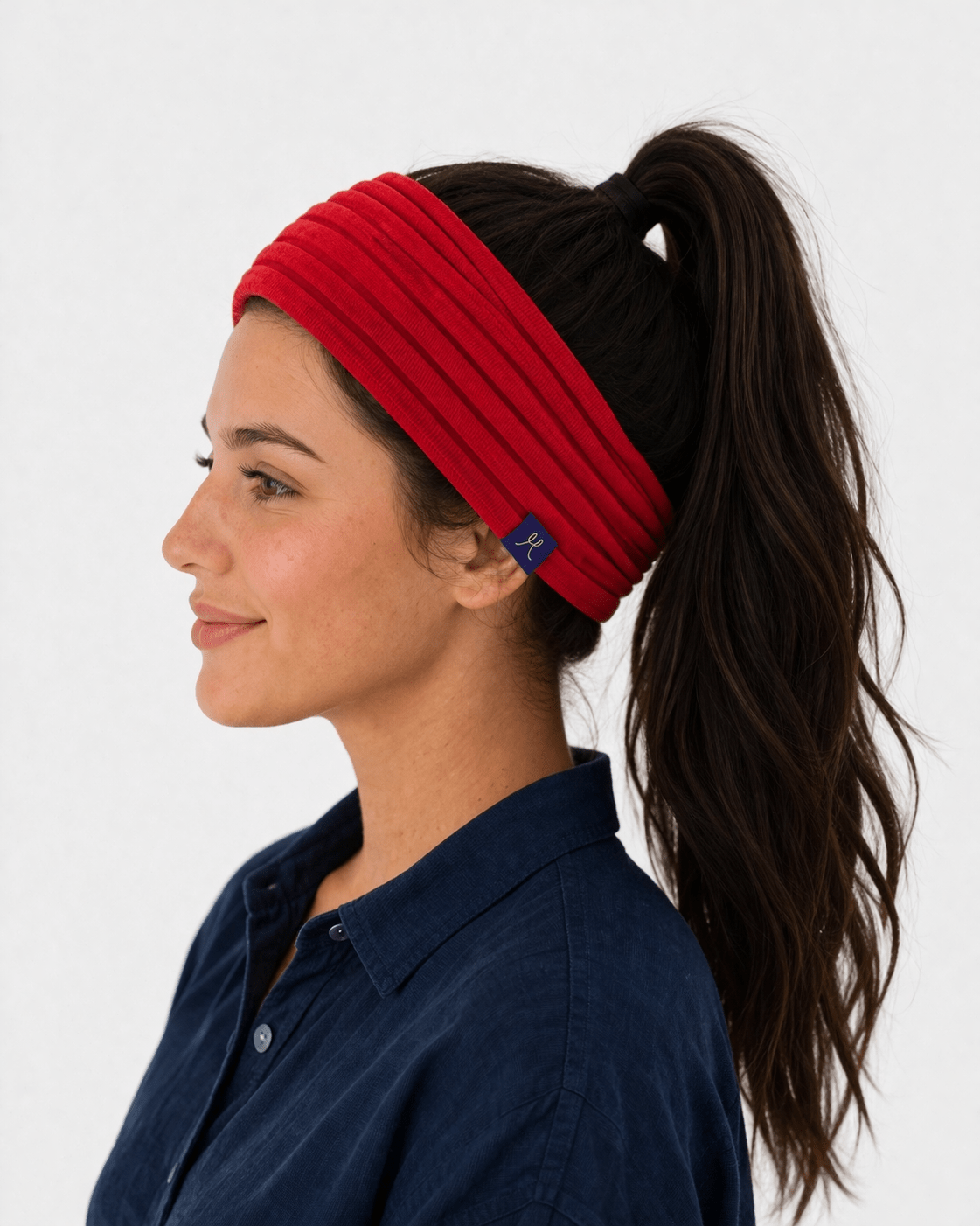 ZQ Merino Hemp Headband - Red - Hemprino