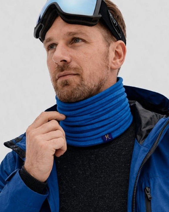 Neckwarmer - Rakaia Blue - Hemprino