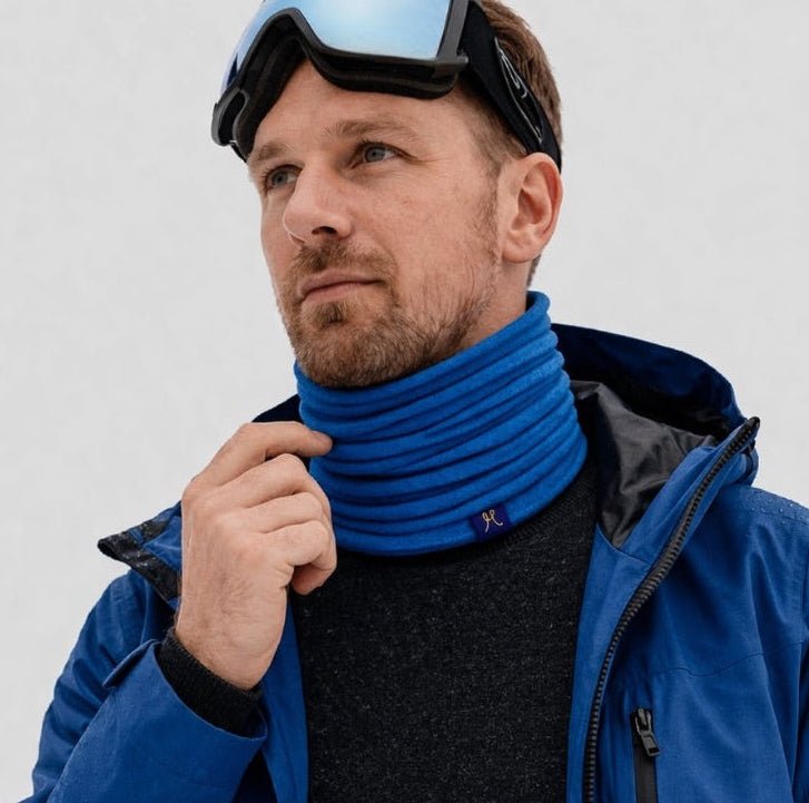 Neckwarmer - Rakaia Blue - Hemprino