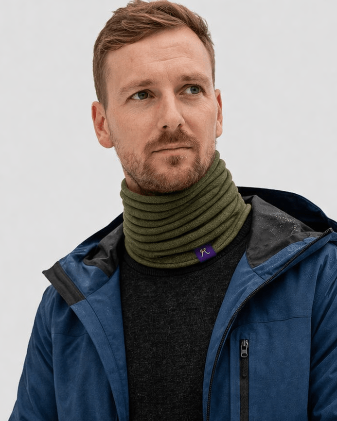 Neckwarmer - Kea Green - Hemprino