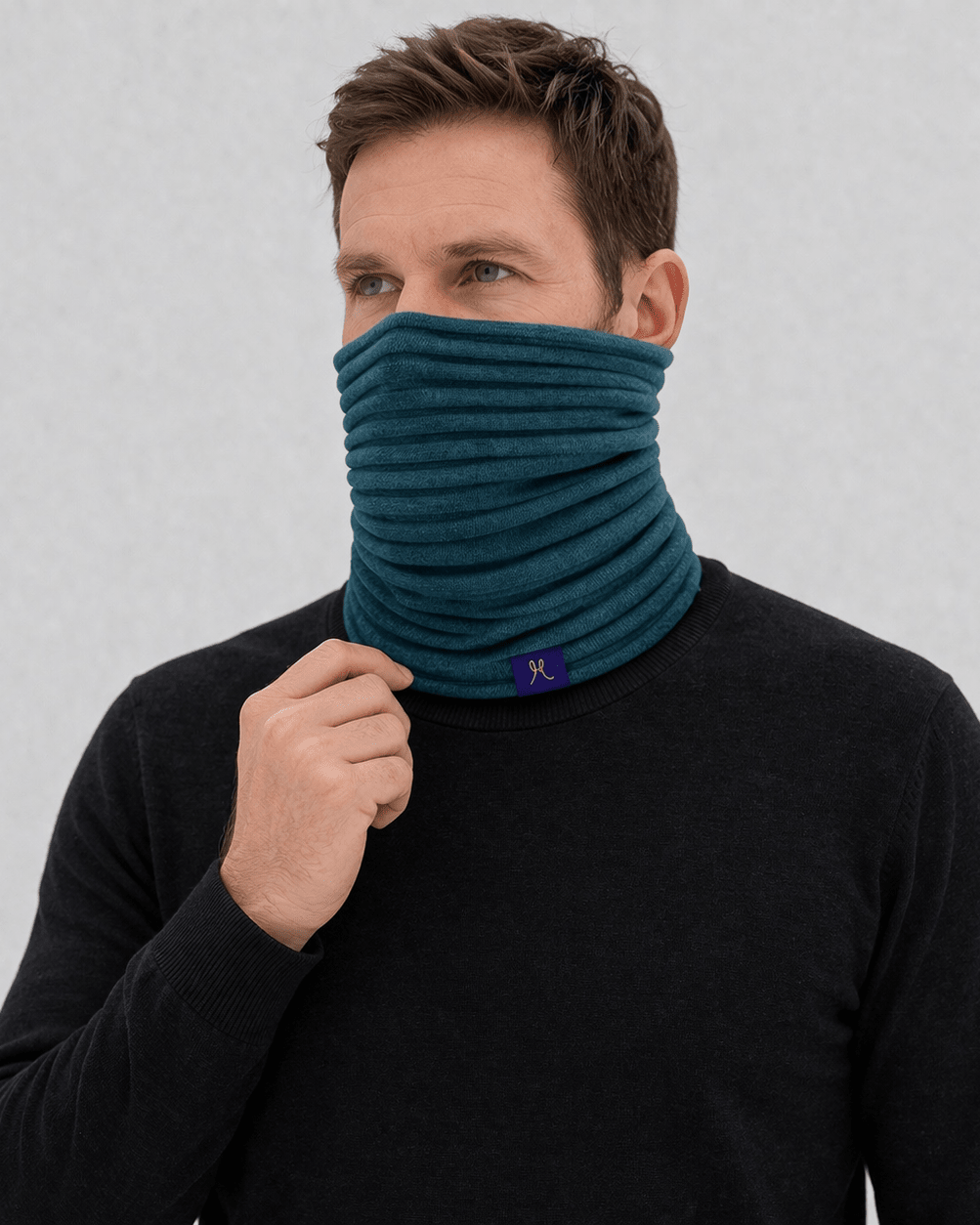 Neckwarmer - Teal - Hemprino