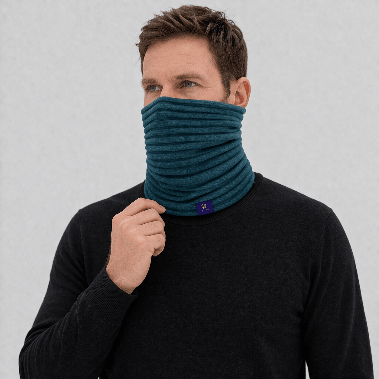 Neckwarmer - Teal - Hemprino