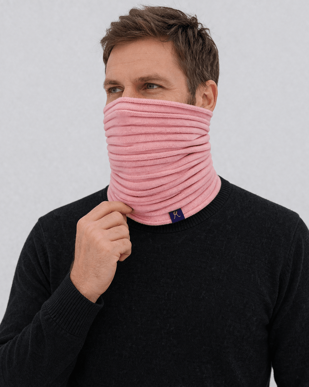 Neckwarmer - Dusky Pink - Hemprino