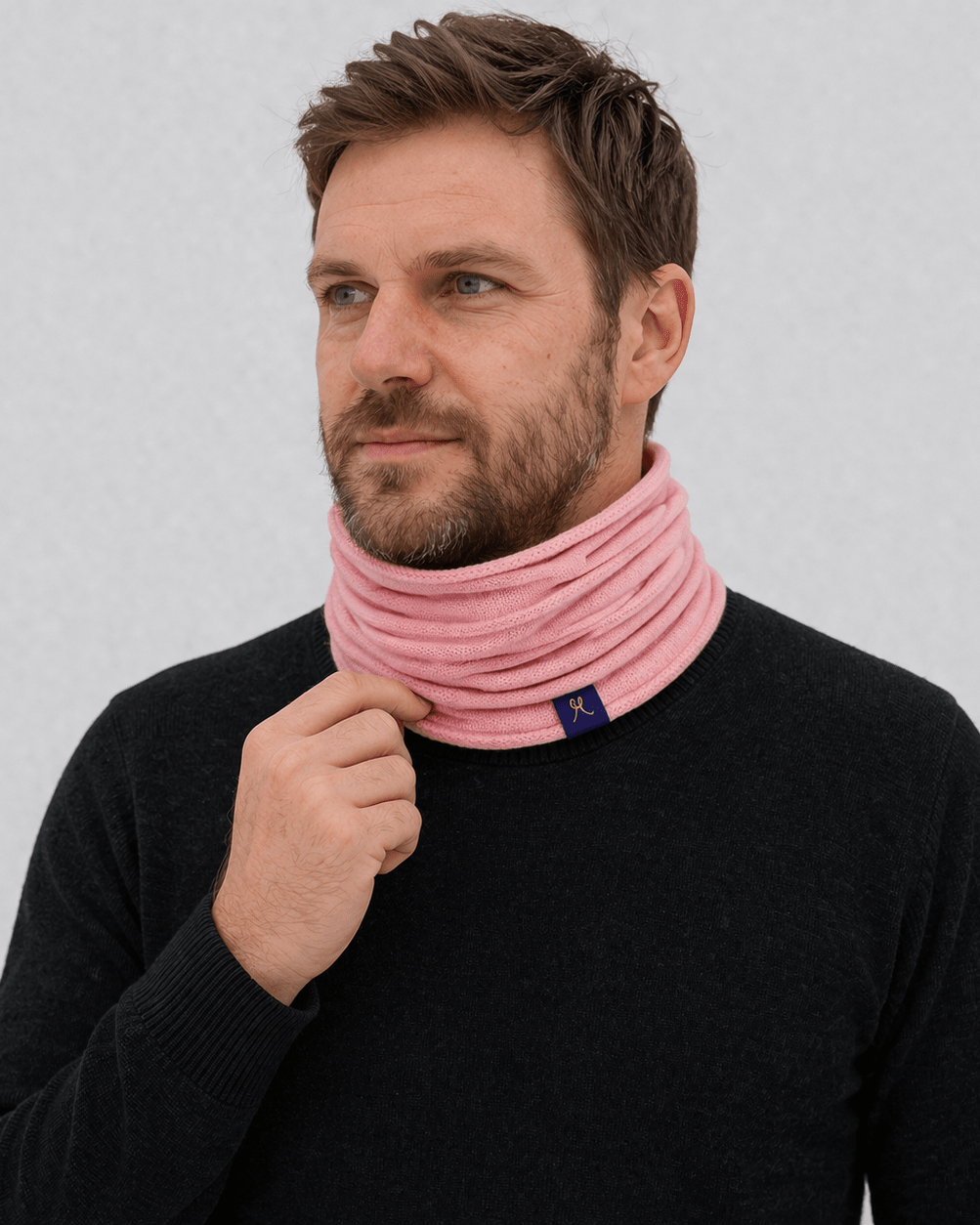 Neckwarmer - Dusky Pink - Hemprino