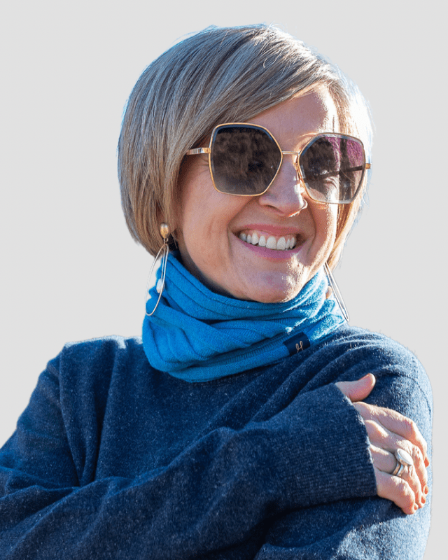 Neckwarmer - Rakaia Blue - Hemprino
