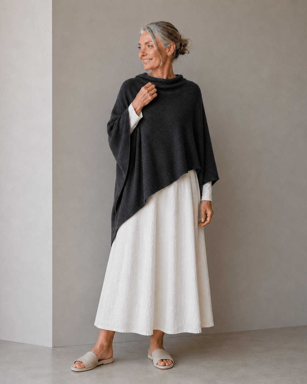 ZQ Merino Hemp Wrap - Charcoal - Hemprino