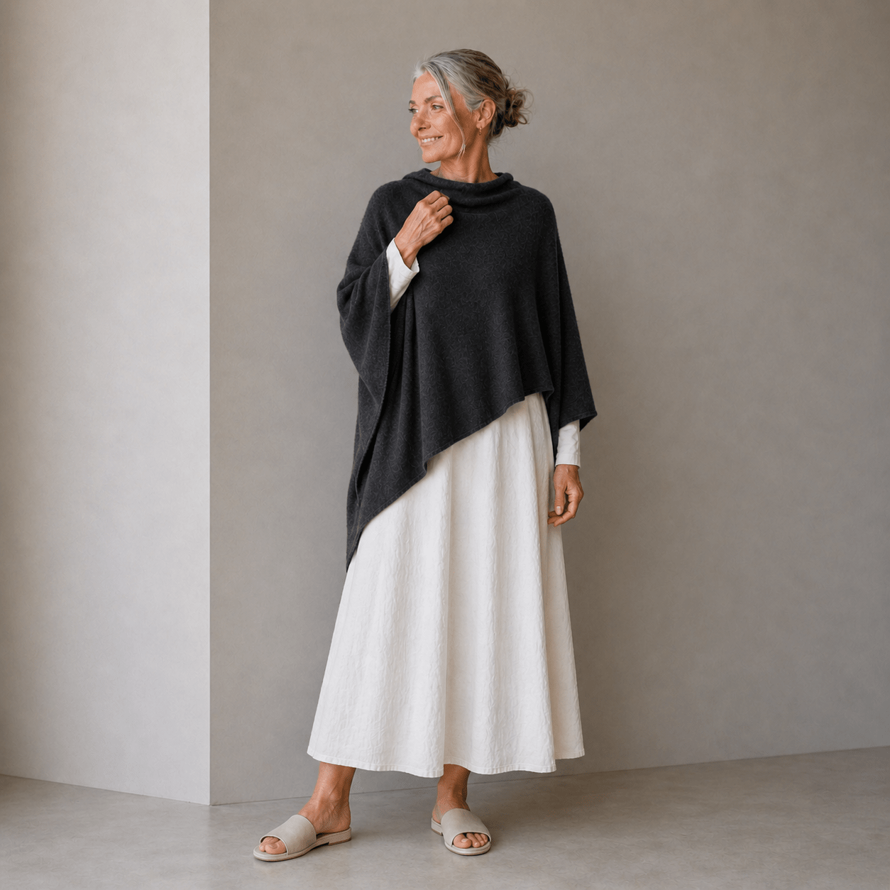 ZQ Merino Hemp Wrap - Charcoal - Hemprino