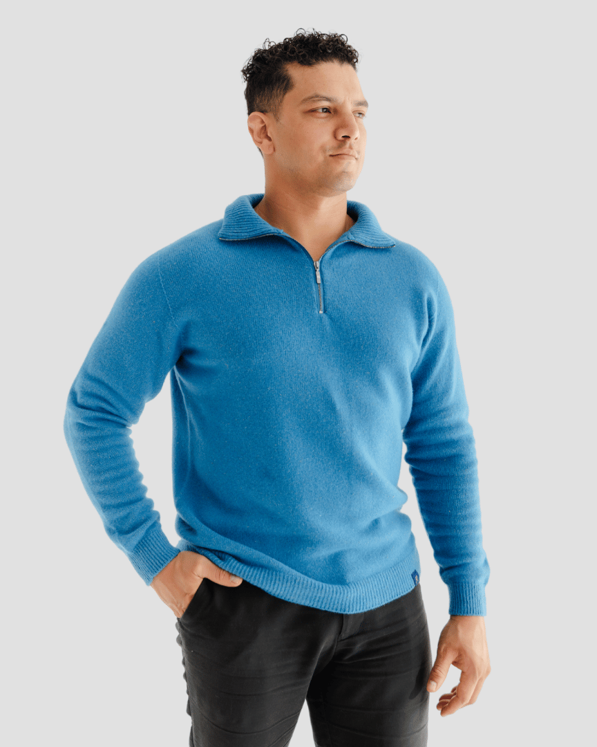 Quarter - Zip M - Rakaia Blue - Hemprino
