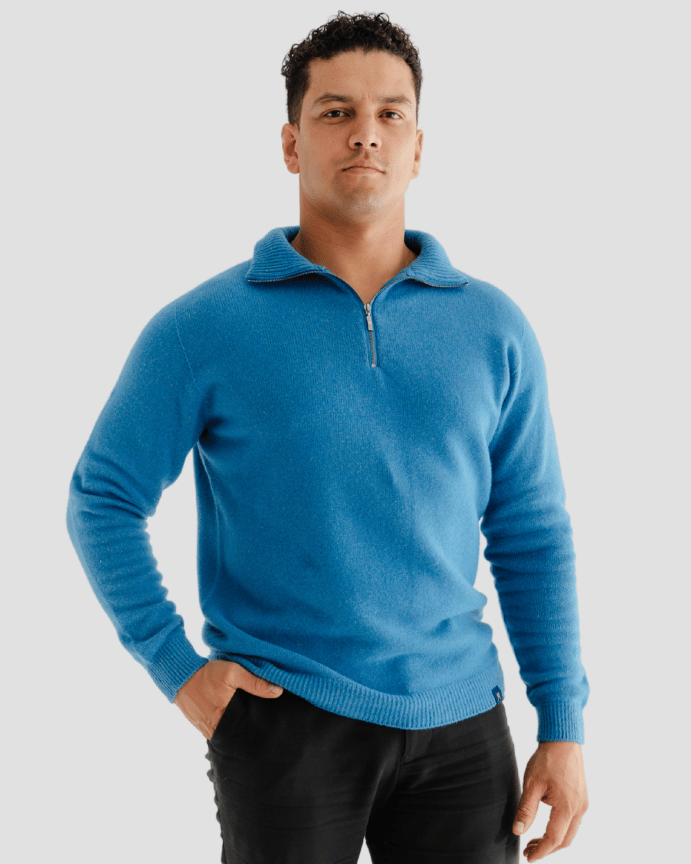 Quarter - Zip M - Rakaia Blue - Hemprino