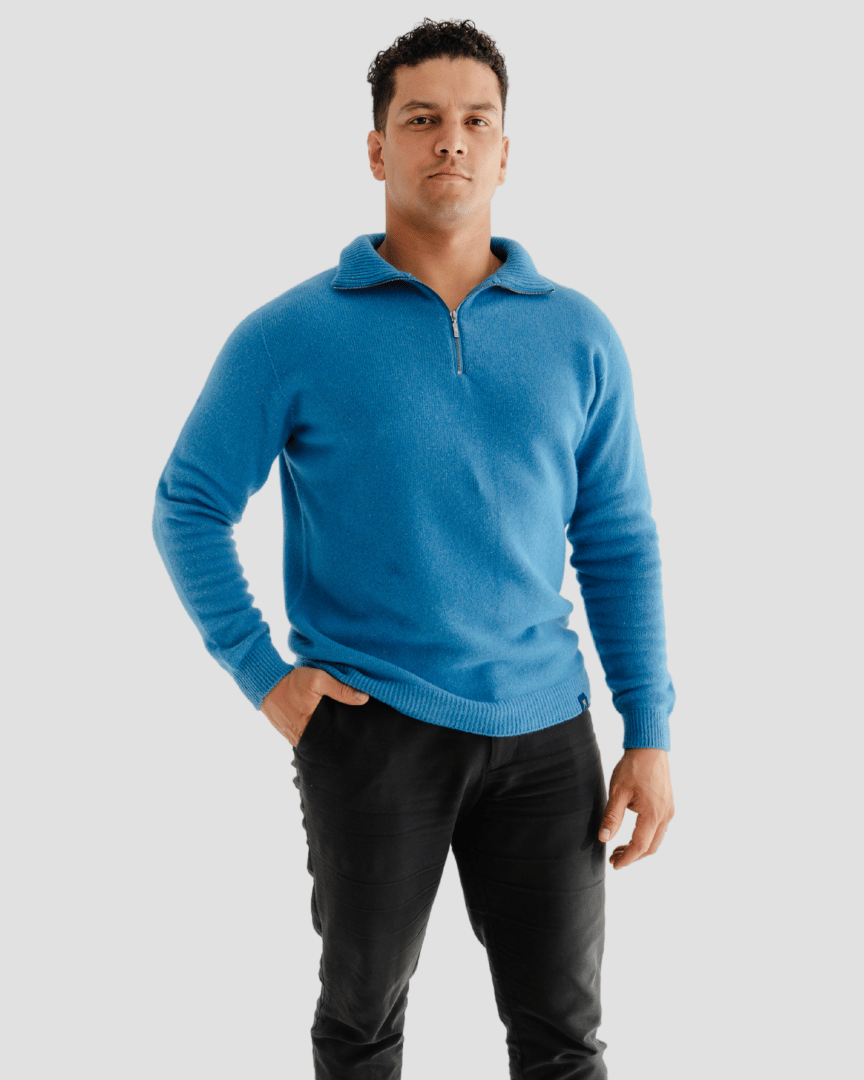 Quarter - Zip M - Rakaia Blue - Hemprino