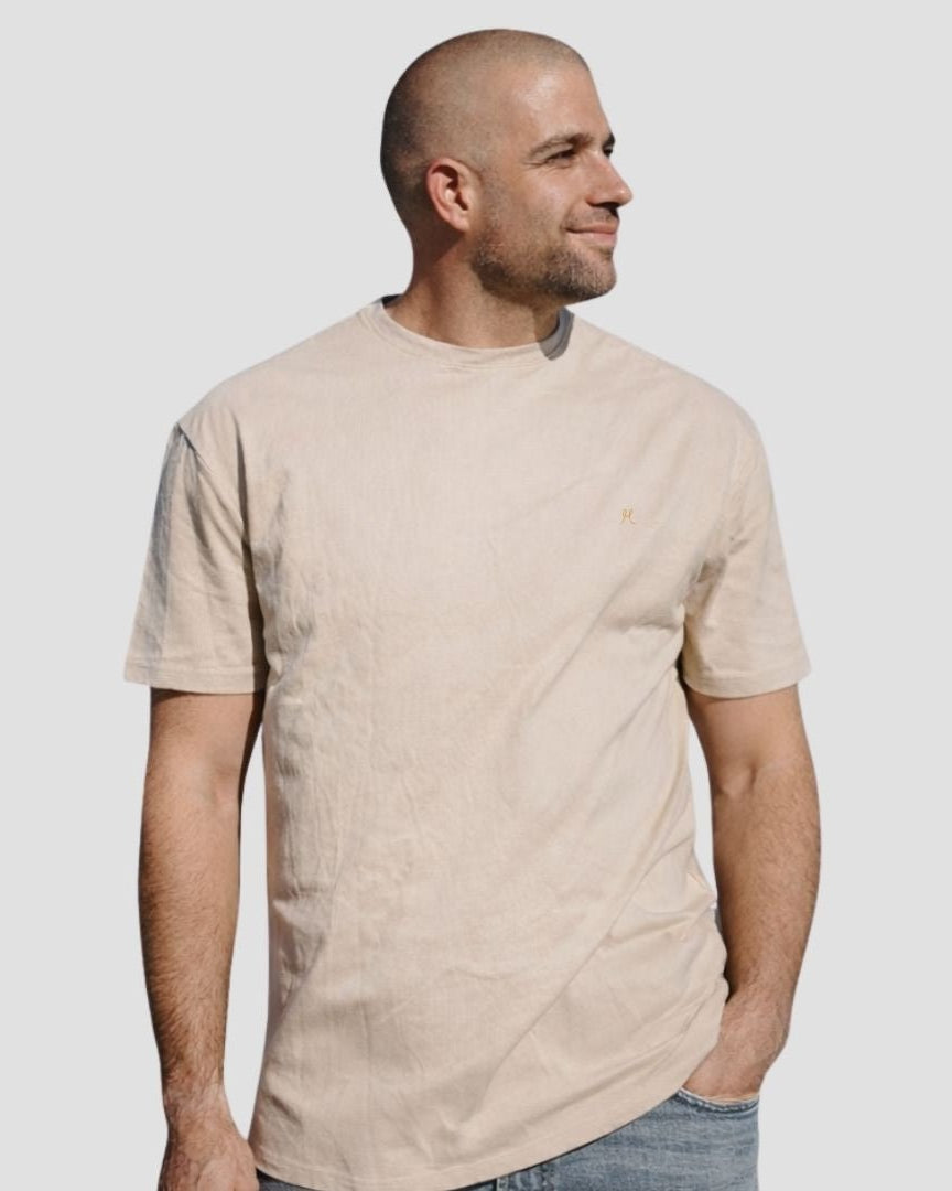 Men's Hemp Cotton Tee – Fawn - Hemprino