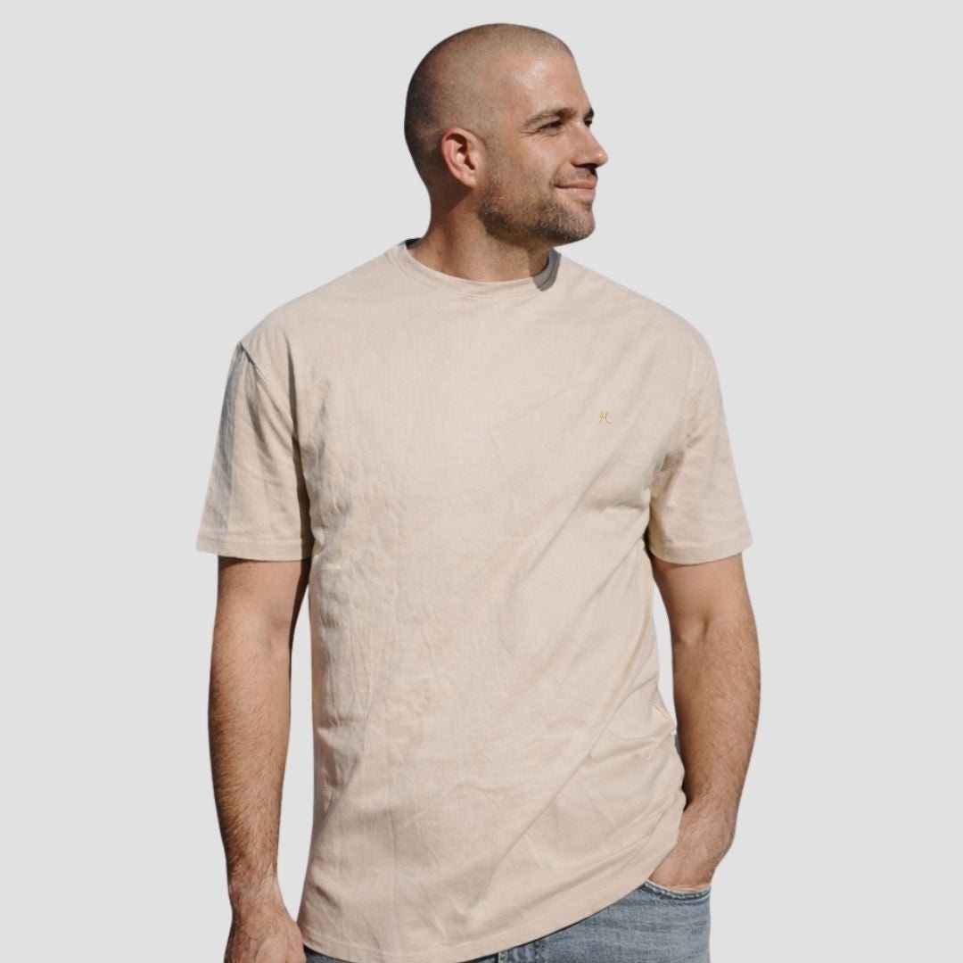 Men's Hemp Cotton Tee – Fawn - Hemprino