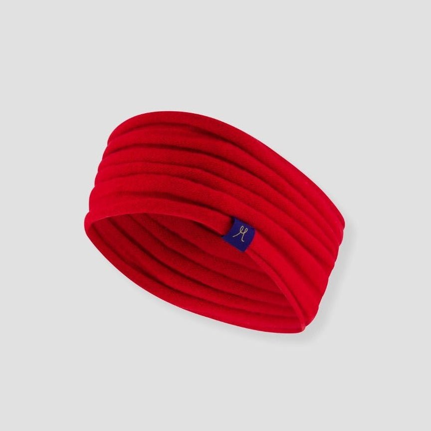 ZQ Merino Hemp Headband - Red - Hemprino