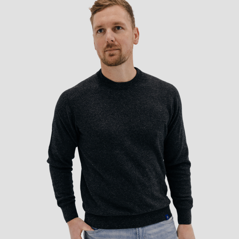 Conscious Crew M - Charcoal - Hemprino