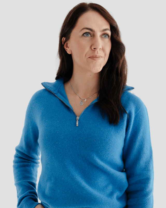 Quarter - Zip W - Rakaia Blue - Hemprino