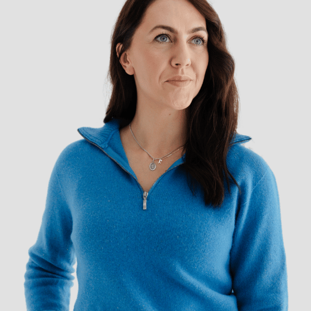 Quarter-Zip W - Rakaia Blue - Hemprino