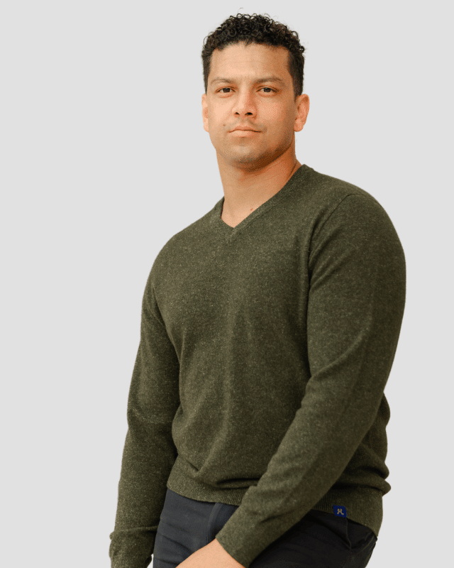 Hemprino™ Classic V-neck M - Kea Green - Hemprino