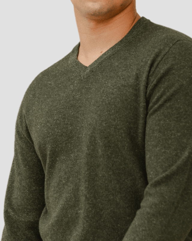 Hemprino™ Classic V-neck M - Kea Green - Hemprino