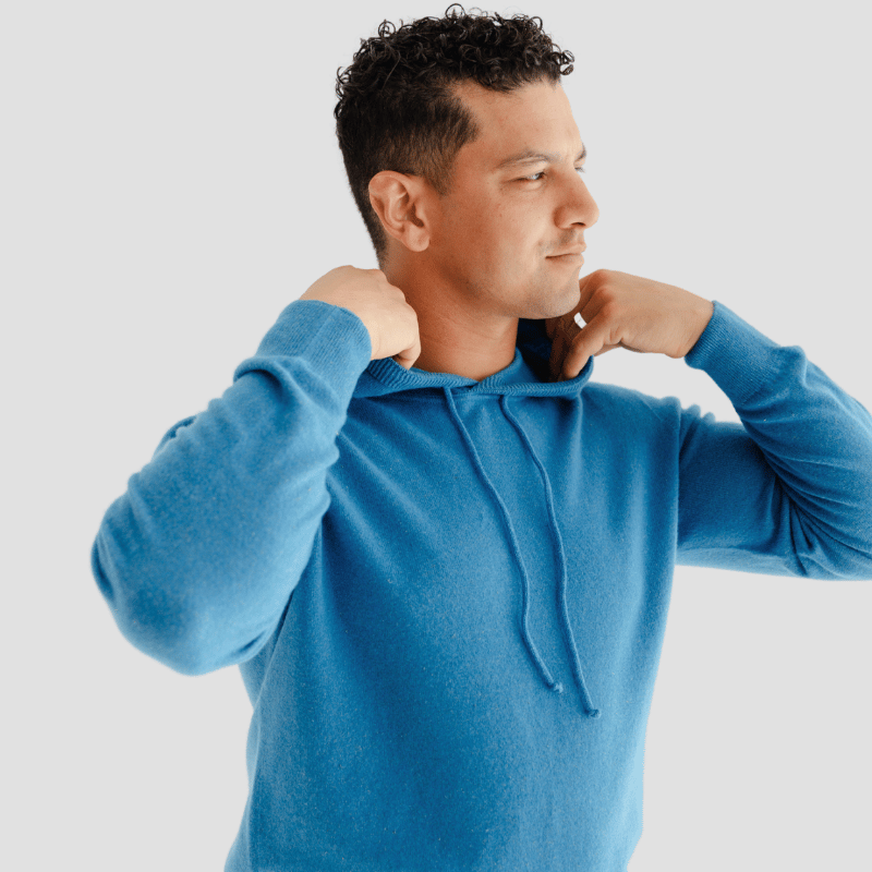 Trailblazer Hoodie M - Rakaia Blue - Hemprino