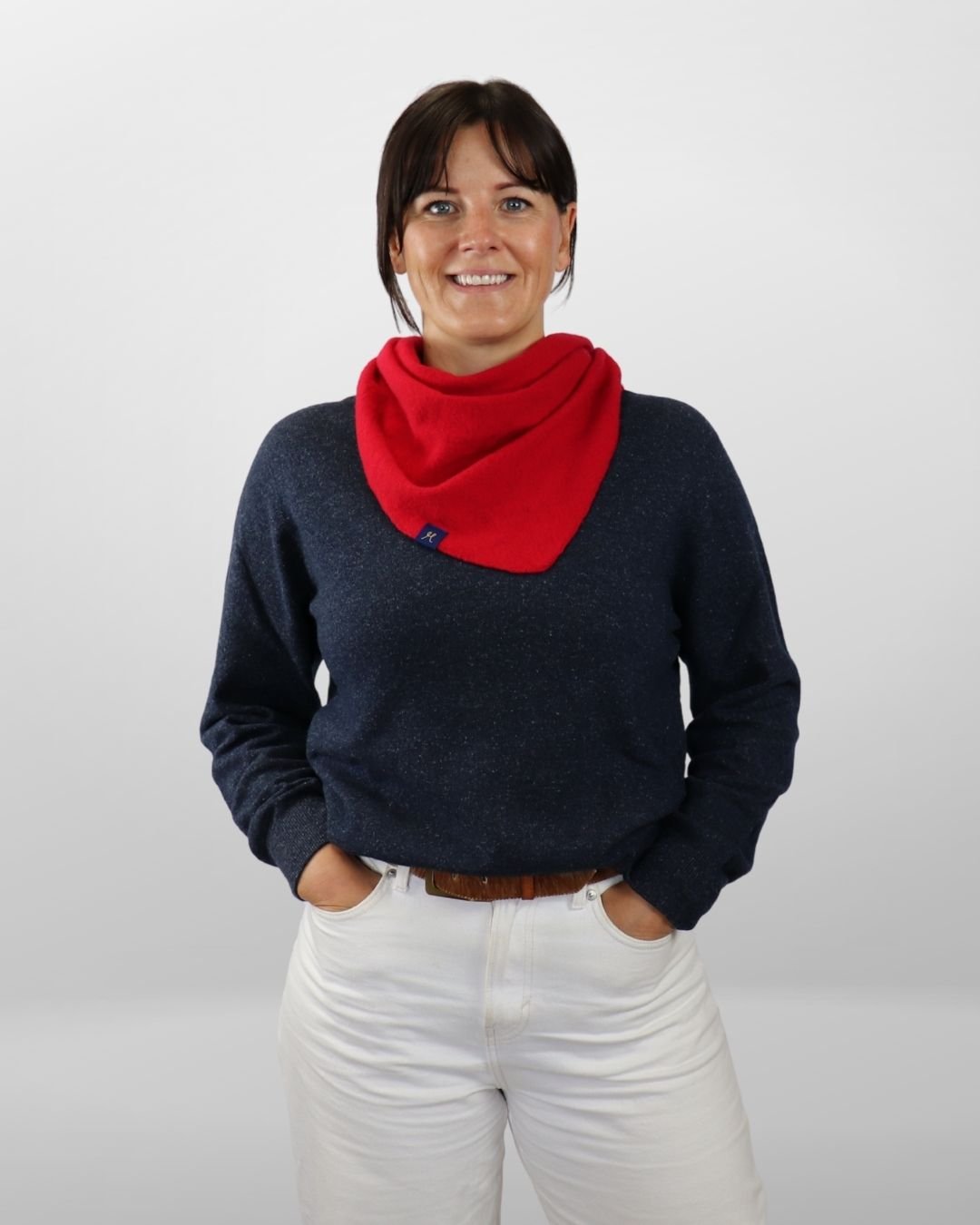 Heritage Scarf - Red - Hemprino
