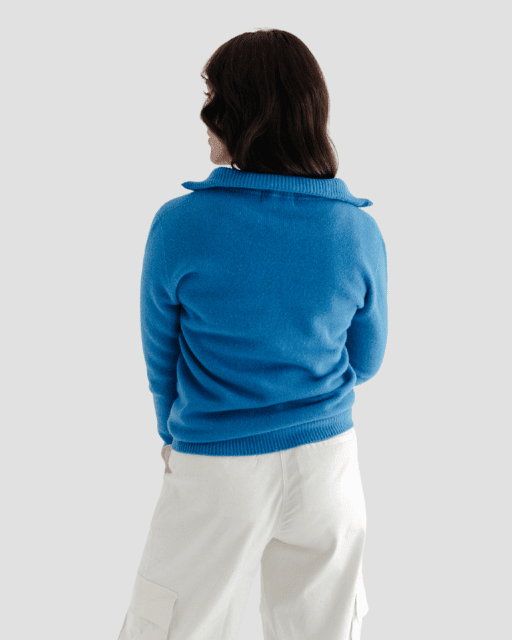 Quarter-Zip W - Rakaia Blue - Hemprino