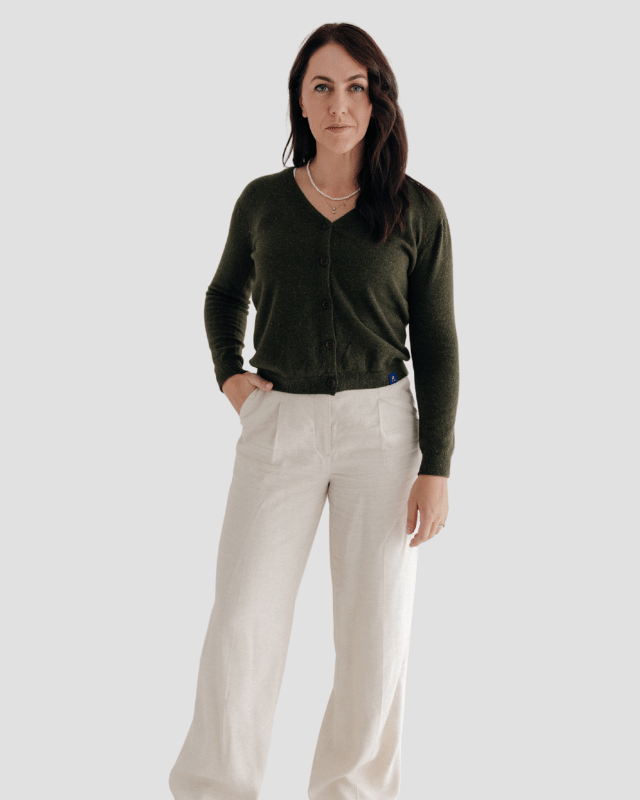 Legacy Cardi - Kea Green - Hemprino