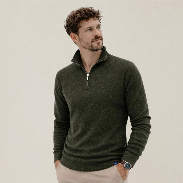 Quarter-Zip M - Kea Green