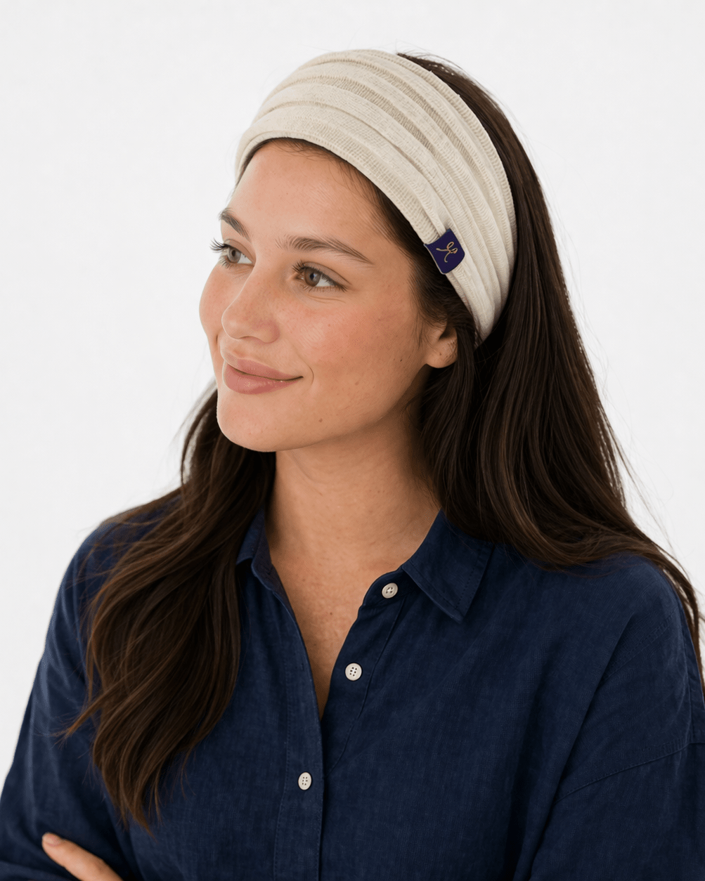 ZQ Merino Hemp Headband - Natural - Hemprino