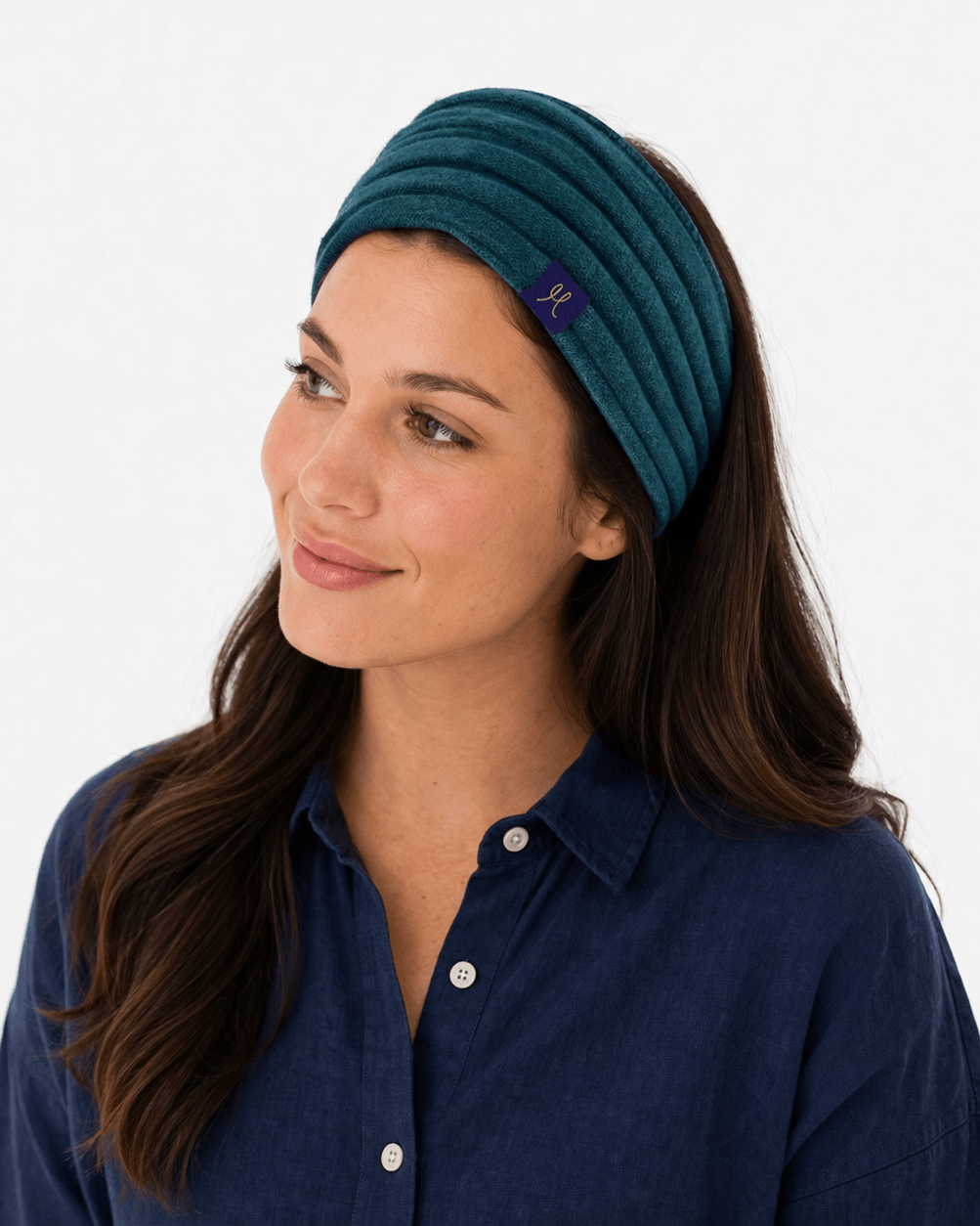 ZQ Merino Hemp Headband - Teal - Hemprino