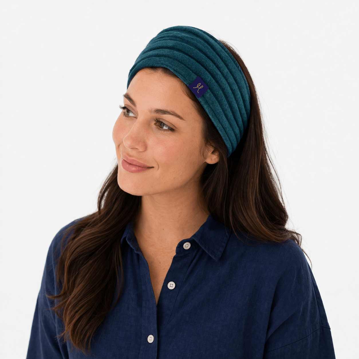 ZQ Merino Hemp Headband - Teal - Hemprino
